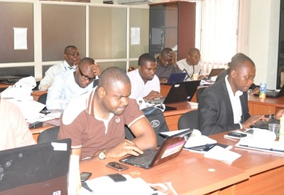 picture: contestants at the FXTM demo competition held in Lagos in December, 2013.